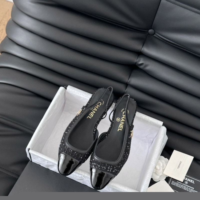 Ch*el flat shoes